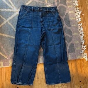 American Eagle Outfitters Dark Blue Relaxed Jeans